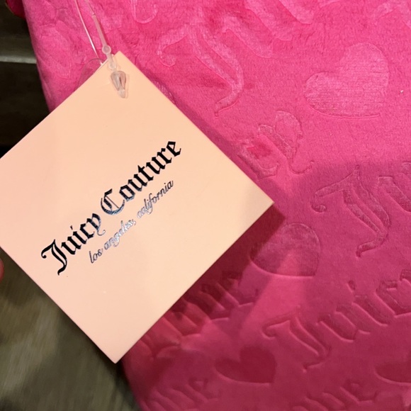NWT Juicy Couture Pink Logo Travel Cosmetic Bag/Pouch - Picture 4 of 10